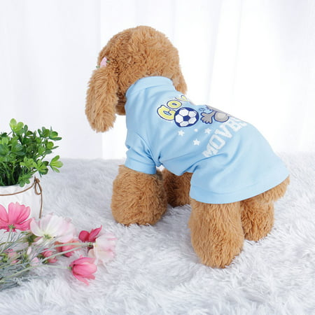 Pet T Shirt Spring Summer Dog Puppy Small Pet Cat Apparel Clothes Costume Vest Tops #16 Stripe Style,