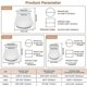 thumbnail image 5 of Chair Leg Protectors,silicone Chair Leg Floor Protectors, 16 Pcs, 5 of 5