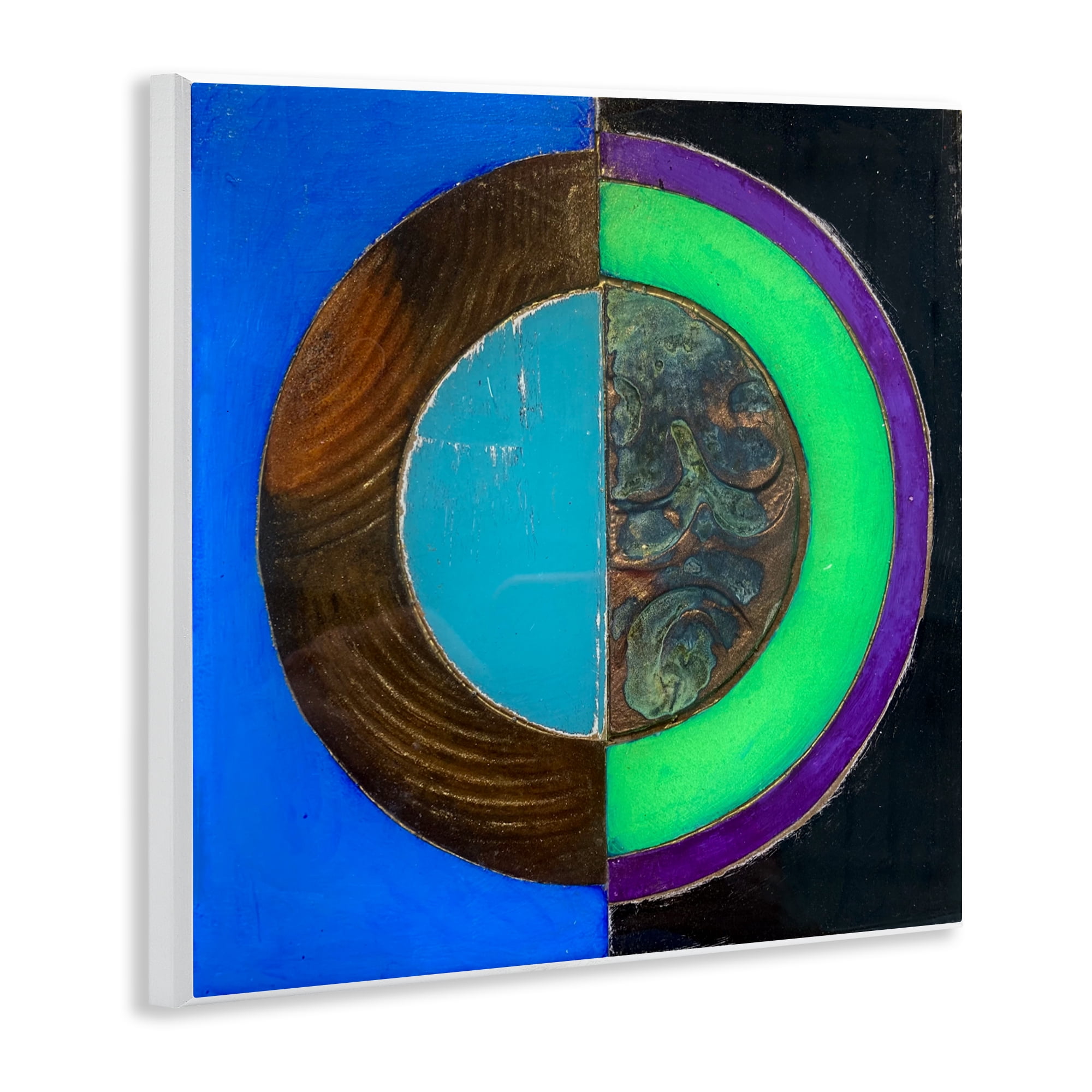Stupell Industries Nocturnal Circle Symmetry Wall Plaque Art, design by Matthew Finger