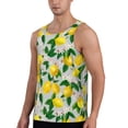 thumbnail image 2 of Salouo Lemon Seamless Pattern Oil Painting Effect for Men's Tank Tops,Sleeveless Muscle Shirts for Men Quick Dry Workout Tank Top Gym Muscle Tee Fitness Bodybuilding Sleeveless T Shirt-3X-Large, 2 of 7