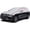 SUV L, variant on Half Car Cover for Snow, Car Roof Cover for All Weather Protection with Red Strip Design, Fit Small/Compact Sedan Such As Audi A4, Toyota Corolla