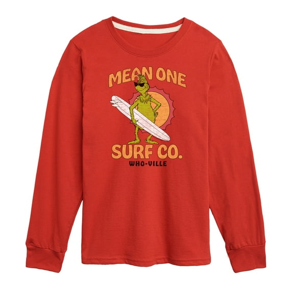 The Grinch - Mean One Surf Co - Toddler & Youth Long Sleeve Graphic T-Shirt