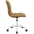 thumbnail image 2 of Ripple Armless Mid Back Office Chair EEI-1532-TAN, 2 of 4