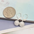 thumbnail image 4 of LeCalla 925 Sterling Silver Light-Weight Laser Cut Ball Drop Dangler Leverback Earrings Jewelry Gifts for Women and Teen 10MM, 4 of 8