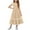 Z1-Khaki-kids summer dresses, variant on Maxi Dresses for Girl 5-15 Years Short Sleeve Crew Neck Wedding Dresses Ruffle Party A Line Dresses with Pockets