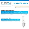 thumbnail image 4 of Sistema de Filtración Básica Purikor PKF-2, 4 of 4