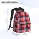 thumbnail image 2 of Easygdp Heart Plaid Mochila Casual para Portátil, Mochila para Escuela, Viajes, Negocios, 2 of 6