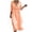 *2-Orange, variant on VBVC Women's Cotton Linen V Neck Midi Dress , Ladies' Hollow Out 3/4 Sleeve Swing Tunic , Casual Summer Beach Vacation Dresses For Women,Blue,XS-5XL