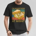 thumbnail image 2 of I'm Makin' Em at Night Grilled Cheese T-Shirt – Cute Funny Foodie Tee, Adorable Late Night Snack Shirt, Fun Grilled Cheese Lover Apparel for Men and Women, Perfect Gift for Cheese Fans, 2 of 3