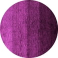 thumbnail image 1 of Ahgly Company Indoor Round Abstract Pink Modern Area Rugs, 4' Round, 1 of 4