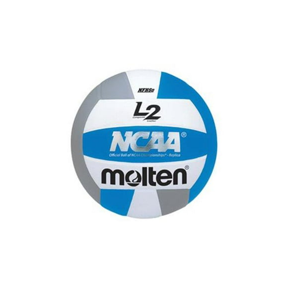 Molten 1455063 Premium Composite L2 Volleyball - Black, Red & White