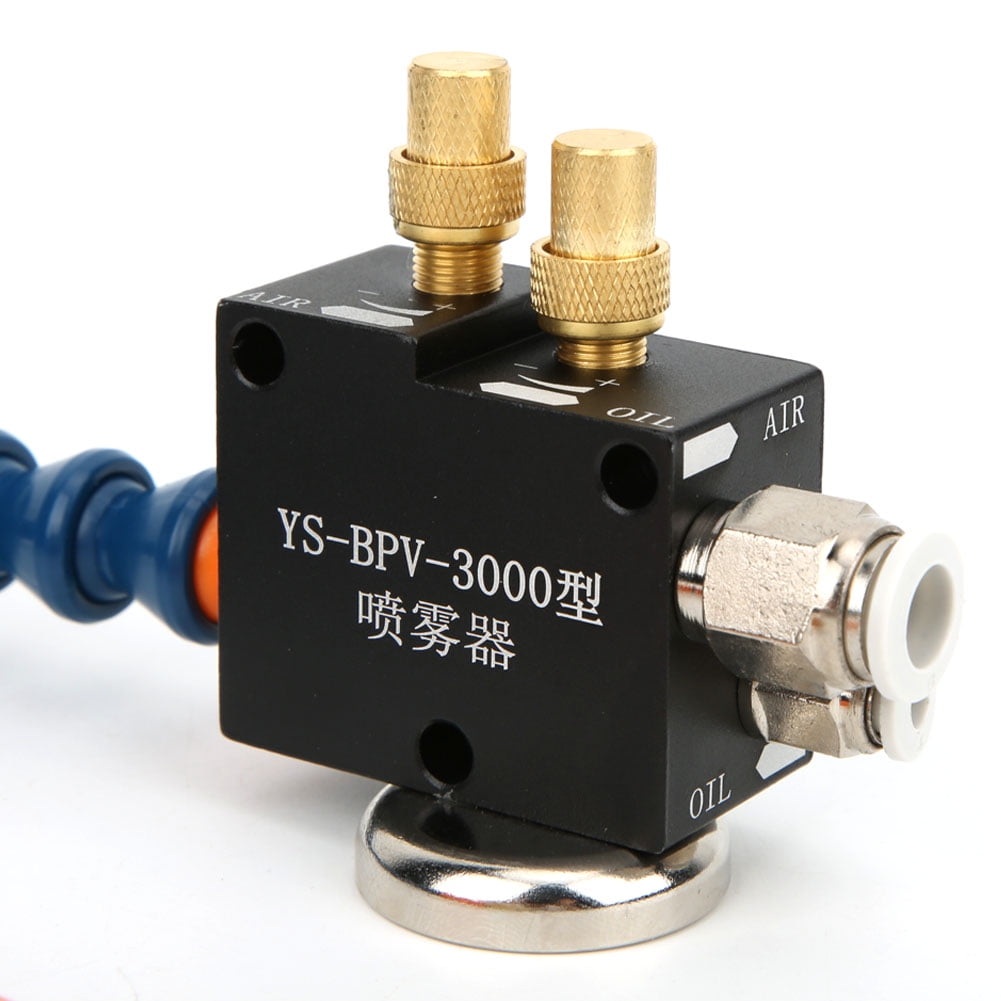 CNC Engraving Machine Accessories for Small Area Cooling Spray Mist Coolant Lubrication Cooling Sprayer Universal Brass Spray Port CNC Engraving Machine Accessories for Small Area Cooling Spray Mist Coolant Lubrication Cooling Sprayer Universal Brass Spray Port