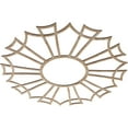 thumbnail image 2 of 34"OD x 12"ID x 1/4"T Augustus Wood Fretwork Pierced Ceiling Medallion, Red Oak, 2 of 3