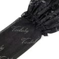 thumbnail image 6 of Sexy Lace Garter Belts Panties Printing Stockings for Women's 3 Piece Lingerie Set Black, 6 of 8