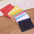 thumbnail image 5 of Tarjeta de sobre pequeña a color Tarjeta de membresía Bolsa de papel para almacenamiento Sobre en blanco Logotipo imprimible, 5 of 5