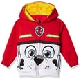 thumbnail image 2 of Sudaderas con Capucha con Diseño de Paw Patrol para Niños en Edad Preescolar de Nickelodeon, Marshall Rojo, Talla 4T, 2 of 3