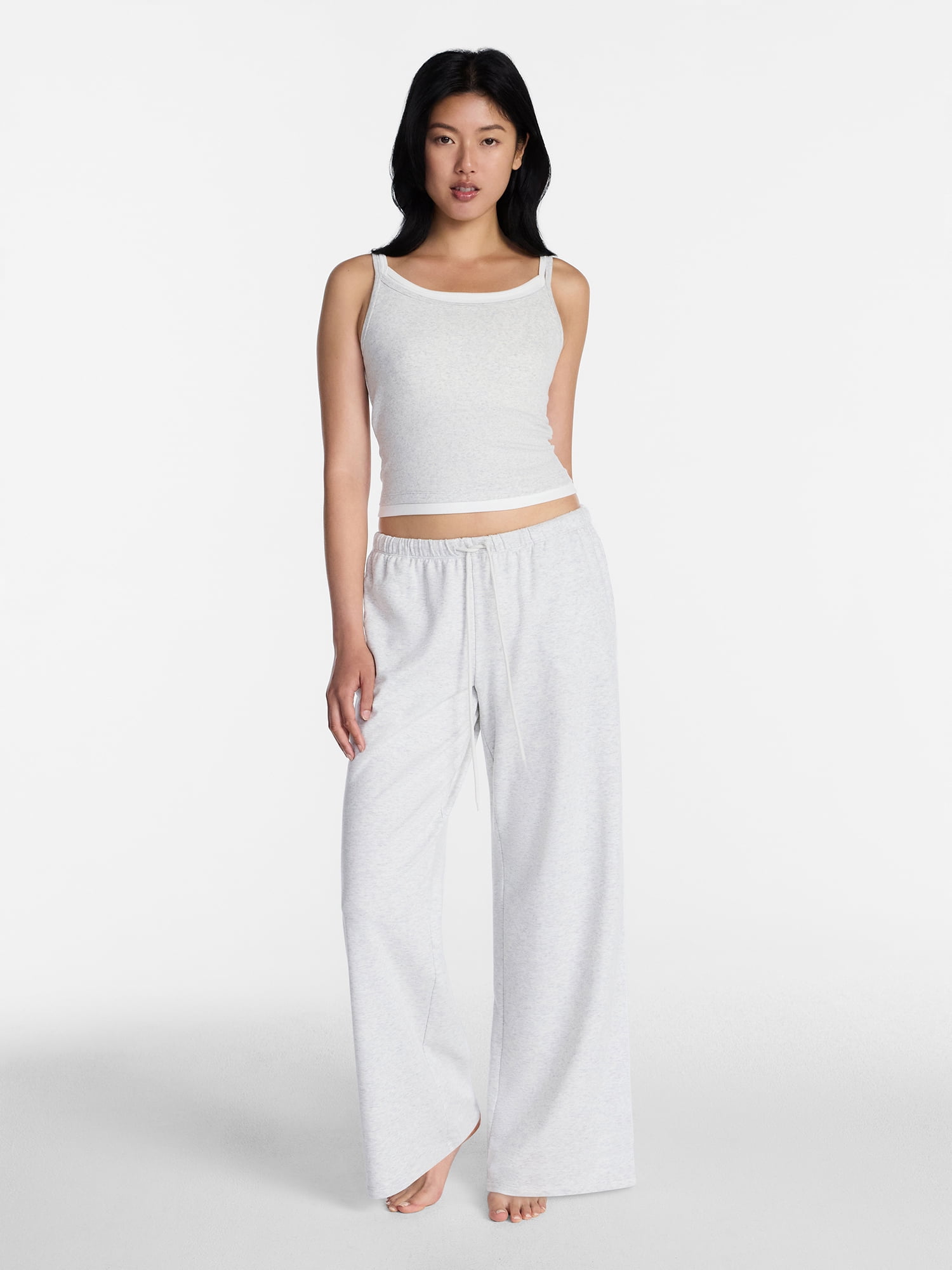 No Boundaries Sleepwear Double Cami, Women’s and Women’s Plus XXS-3X