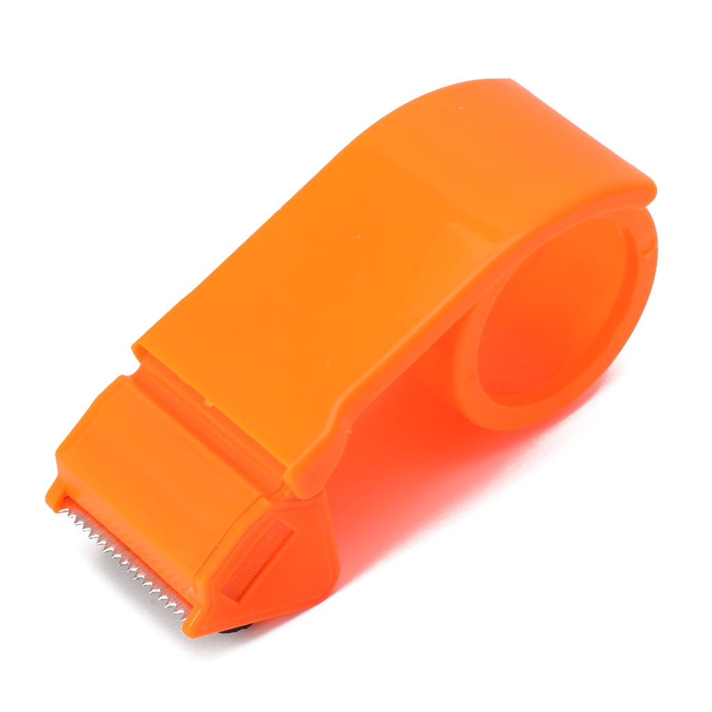 Heavy Duty Tape Dispenser Desktop Tape Cutter Sharp Blade Neatly Cutting Fit for 4-5cm Clear Wrap Tapes Office Supplies