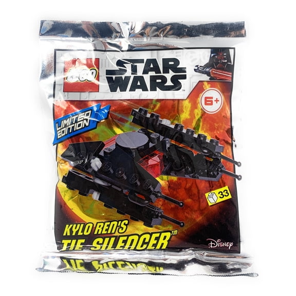 Kylo Ren's TIE Silencer - LEGO Star Wars Foil Pack Set (911954)