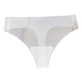 thumbnail image 3 of Bovxnpu Women's Plus Size Panties, Seamless Thongs For Women No Show Ladies Thong, Women's Seamless Ice Silk Comfortable Breathable Underwear Briefs G-strings Underwear, 3 of 6
