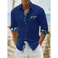 thumbnail image 1 of Camisa informal de manga larga con solapa y bolsillo de parche para hombre nueva de 2024, camisa hawaiana Tiki Vaion, camisa diseñada por diseñador S-6XL, 1 of 6