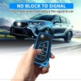 thumbnail image 4 of for Toyota Flip Key Fob Cover Soft TPU Key Case Cover with Keychain for Fortuner Tundra Camry RAV4 Challenger Key Shell, 4 of 6
