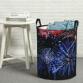 thumbnail image 6 of Gaeub Glasses And Fireworks Dirty Clothes Storage Basket, Toy Storage Bin for Storing Clothing, Diapers, Toys-Medium, 6 of 6