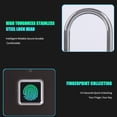 thumbnail image 3 of Graflsoa Smart Fingerprint Padlock with 10 Fingerprint Memory, USB Rechargeable, Durable Zinc Alloy Body, Ideal for Lockers, Doors, and Luggage Security., 3 of 6