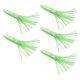 thumbnail image 5 of Señuelos de Pesca Zulema Faldas de calamar de Colores 30 cm Suaves con Purpurina Verde 5 piezas, 5 of 8