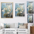 thumbnail image 4 of Designart "Harmonious Snowdrop Simplicity" Snowdrops Floater Framed Canvas Art Print, 4 of 5