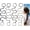 Multicolor H-25", variant on Hair Ties for Women, 25" 4 Packs Soft Nylon Elastic Ponytail Holders for Thick,Curly,Fine Hair Spiral Pony Tail Wrap Tie Long Womens Accessories for Swim,Riding,Running,Workout,GYM,Surf,Dive