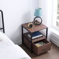 thumbnail image 6 of VECELO Javlergo (Set of 2) 1-Drawer Nightstand, Modern Square End Side Table for Bedroom, Living Room Coffee, 6 of 8