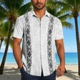thumbnail image 4 of CaiJunJia Casual Shirt for Men,Mens Beach Shirts Casual Short Sleeve Button Down Shirt Vacation Holiday Wedding Tops, 4 of 6