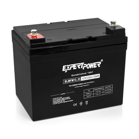 ExpertPower 12v 33ah Rechargeable Deep Cycle Battery [EXP12330] Replaces 34Ah, 35Ah,