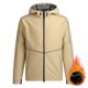 thumbnail image 1 of Ceisia Men's Business Casual Jacket Heated Hooded Long Sleeve Slim Fit with Zipper Gift and Drawstring with Pockets, 1 of 6