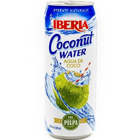 (5 Pack) Iberia Coconut Water, 16.9 Fl Oz, 1