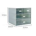 thumbnail image 3 of Boîte de Rangement Anti-Poussière avec Tiroirs Multicouche Autoportante pour Comptoirs Grilles, 3 of 8