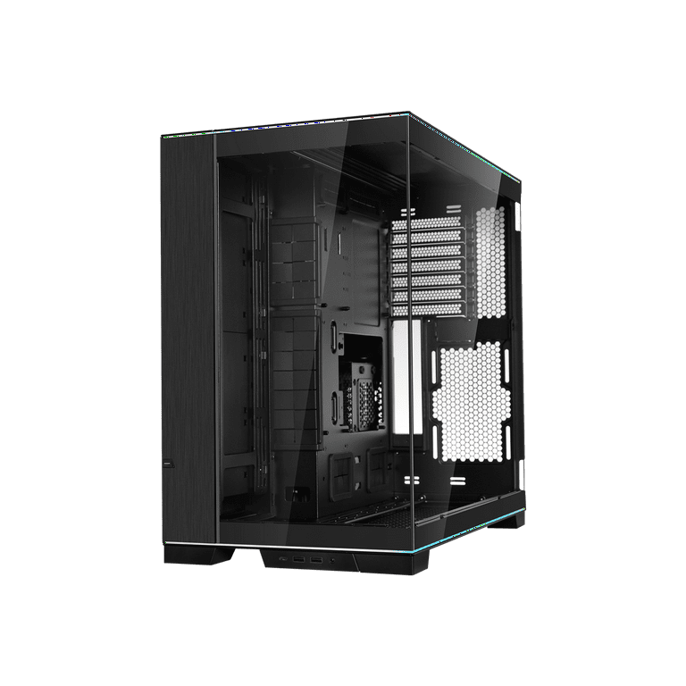 LIAN LI O11 Dynamic EVO RGB, Black Aluminum/Steel/Tempered Glass