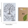 thumbnail image 2 of Tree of Life Stencil Leaf Template 12x8 Inch Large Reusable Decoration Sign Square Tree Stencils, 2 of 7
