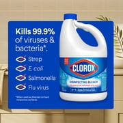 Clorox Disinfecting Liquid Bleach Cleaner, Regular Scent, 121 fl oz, 2 Pack
