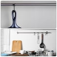 thumbnail image 5 of Uxcell 6 Pack Stainless Steel 19mm Inner Dia Pipe Rod Hooks Coat Hook, Black, 5 of 5
