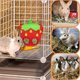 thumbnail image 4 of 25*25*4cm Bolsa de heno colgante para animales Bolsa alimentadora de heno colgante Bolsa de alimentación para conejos Bolsa de heno para conejillos de indias Alimentador de heno Bolsa alimentadora para animales pequeños para conejos y cobayas Rojo Verde Cocina, Decoración y Otros, 4 of 4