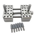 thumbnail image 2 of Mini tornillo de banco, tornillo de banco de mesa plano, compacto, mordaza ajustable, mini tornillo de banco práctico para pasatiempos, esculturas, re, 2 of 9