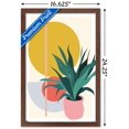 thumbnail image 3 of Abstract Potted Plant Wall Poster, 14.725" x 22.375" Framed, 3 of 6