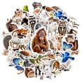 thumbnail image 2 of 35pcs Realistic Animal Kids Stickers  Lovely Children Stickers DIY Stickers for Laptops Suitcase, 2 of 9