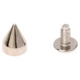 thumbnail image 2 of 50Pcs Metal Cone Screwback Spikes Stud Leather Cloth Craft DIY Goth Punk Spot, 2 of 5