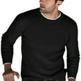 thumbnail image 5 of Baqcunre Mens Autumn And Winter Solid Fasten Warm Cardigan Knitted Coat,S,Jackets For Men,Mens Sweater,Long Sleeve Shirts For Men,Plus Size Sweater,Mens Fashion,Black, 5 of 6