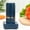 Blue BU, variant on Xecvkr Fruit Vegetable Washing Machine Capsule Shape Portable USB Rechargeable 4800mAh Cleaner Sink Dishwasher Auto Purifier Produce Multiuse Home Dorm Travel 6.1x3.9x3.8in 1PC