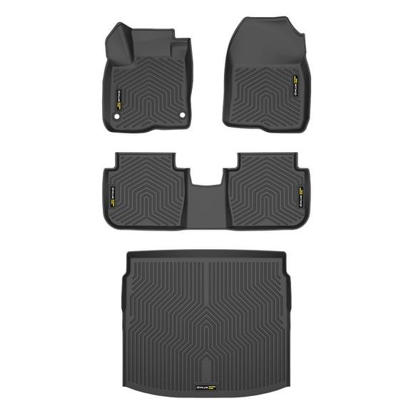 PIT66 3D TPE Floor Mats Cargo Liners Rubber All Weather Protection Set Fit for Honda CR-V CRV 2023-2024