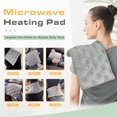 thumbnail image 6 of UNCN Long Heating Pad Microwavable 18.5 * 8.2 for Wide Heat Pad for Hot Cold Compress, Cramps, Muscle Ache, Joints, Neck Shoulder (Grey), 6 of 8